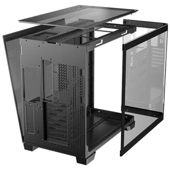 Torre PC Caja PC Antec C8 Curve Wood Full Tower ATX ITX Vidrio Templado Acero Madera Negro