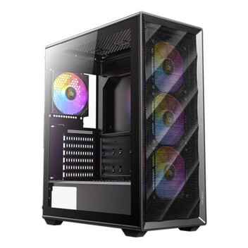 Torre PC Caja PC Antec AX85 ARGB Midi Tower Negro ATX Ventana Lateral 4x Ventiladores 2x USB 3.2 Torre PC Caja PC Antec AX85 ARGB Midi Tower Negro ATX Ventana Lateral 4x Ventiladores 2x USB 3.2