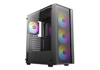 Torre PC Gaming Antec AX65 ARGB Midi Tower Negro ATX/ITX/micro ATX Ventana Lateral 4x Ventiladores R