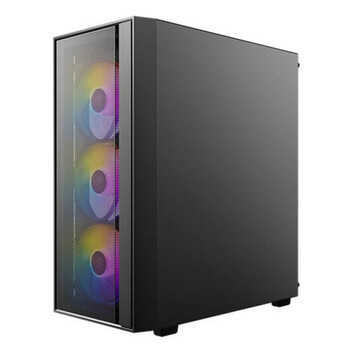 Torre PC Gaming Antec AX65 ARGB Midi Tower Negro ATX/ITX/micro ATX Ventana Lateral 4x Ventiladores R