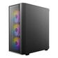 Torre PC Gaming Antec AX65 ARGB Midi Tower Negro ATX/ITX/micro ATX Ventana Lateral 4x Ventiladores R