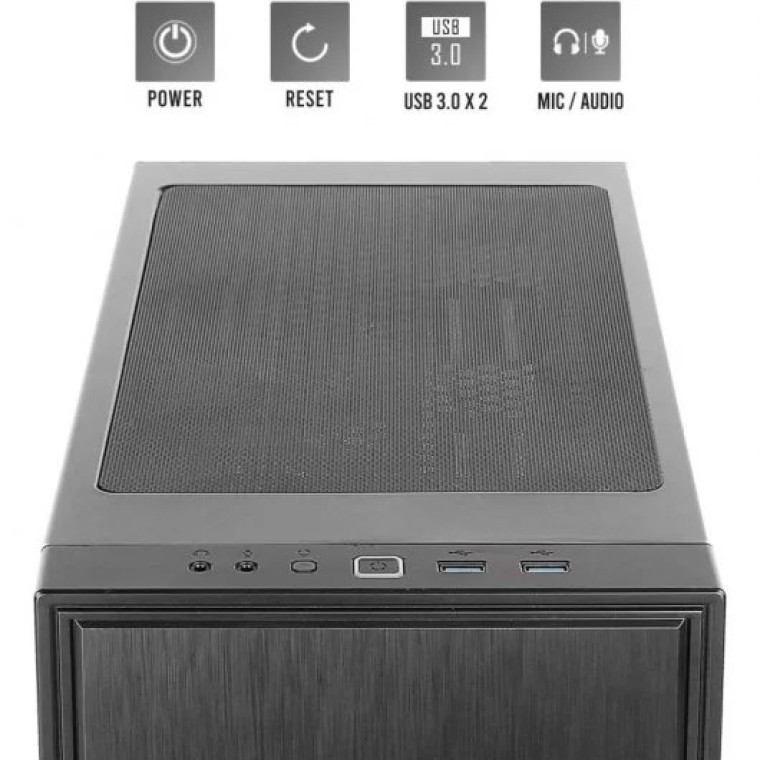 Antec VSK 10 Micro Torre MATX USB 3.2 Negra