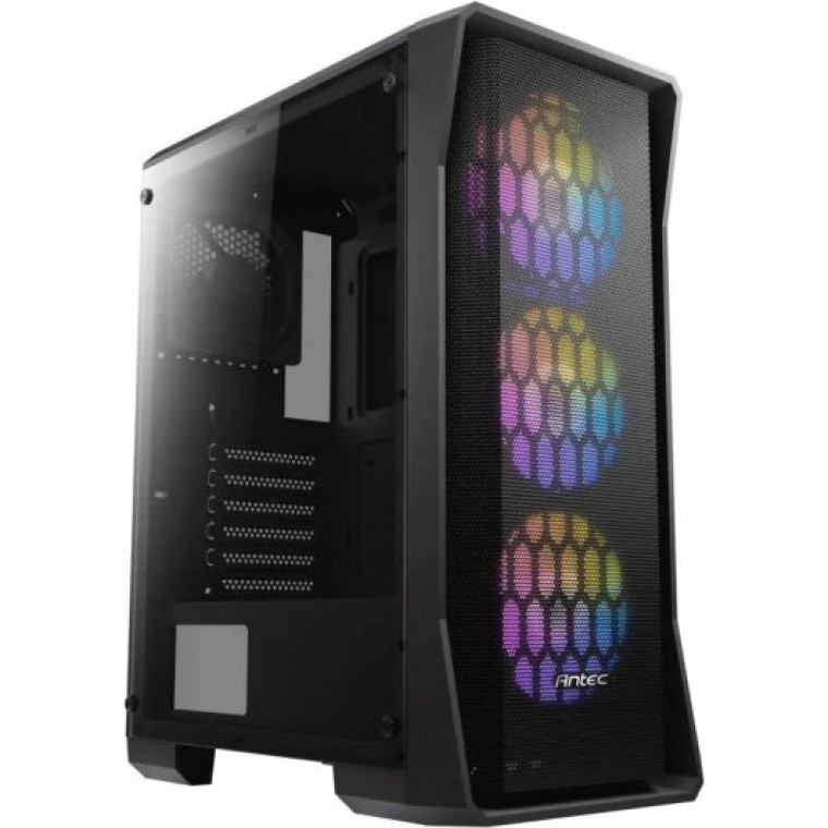 Antec NX360 RGB Midi Tower Cristal Templado USB 3.2 Negro