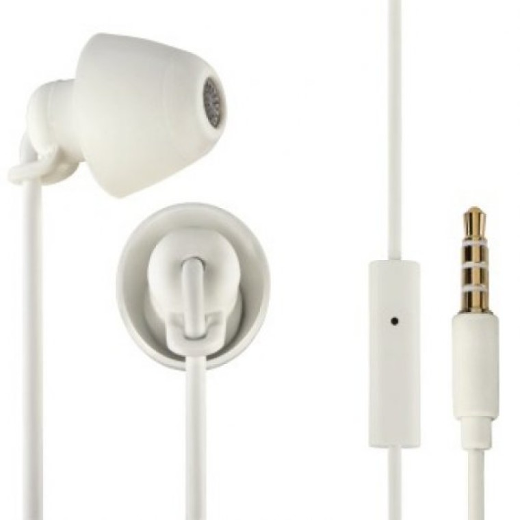 Thomson In-Ear Auriculares con Micrófono Blancos