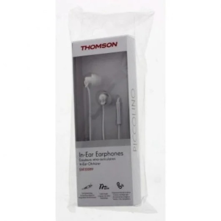 Thomson In-Ear Auriculares con Micrófono Blancos