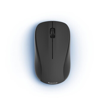 Ratón Hama MW-300 V2 Inalámbrico 1200 DPI Negro Clic Silencioso Ambidiestro