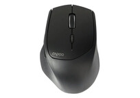 Rapoo MT550 Ratón Óptico Inalámbrico 1600DPI Negro