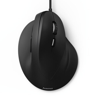 Hama EMC-500 Ratón Óptico Ergonómico 1800DPI Negro Hama EMC-500 Ratón Óptico Ergonómico 1800DPI Negro