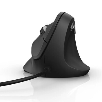 Hama EMC-500 Ratón Óptico Ergonómico 1800DPI Negro Hama EMC-500 Ratón Óptico Ergonómico 1800DPI Negro