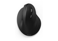 Hama EMW-500 Ratón Óptico Ergonómico Inalámbrico 1800DPI Negro