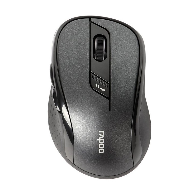 Rapoo M500 Silent Ratón Óptico Inalámbrico 1600DPI Negro