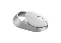 Ratón Rapoo inalámbrico 1600 DPI aluminio blanco clic silencioso Bluetooth RF