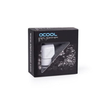 Alphacool L-Conector Giratorio G1/4 Rosca Exterior a G1/4 Rosca Interior Blanco Alphacool L-Conector Giratorio G1/4 Rosca Exterior a G1/4 Rosca Interior Blanco