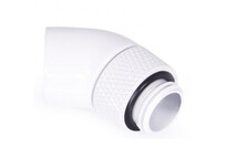 Alphacool Adaptador en Ángulo 45º Giratorio G1/4 Rosca Exterior a G1/4 Rosca Interior Blanco