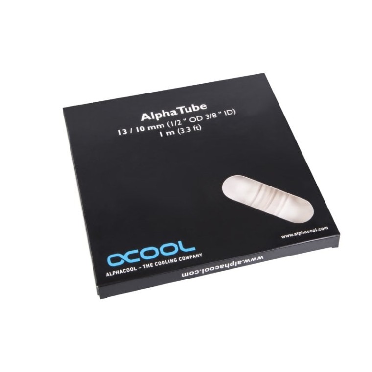 Alphacool Tubo AlphaTube HF 13/10 3/8"ID Ultra Clear 1m