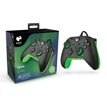 PDP Mando con Cable Neon Black para Xbox Series X/S/One/PC