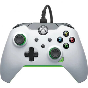 PDP Mando con Cable Neon White para Xbox Series X/S/One/PC PDP Mando con Cable Neon White para Xbox Series X/S/One/PC