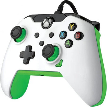 PDP Mando con Cable Neon White para Xbox Series X/S/One/PC PDP Mando con Cable Neon White para Xbox Series X/S/One/PC
