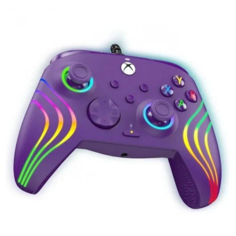 PDP Afterglow Wave Mando con Cable Violeta para Xbox Series/PC