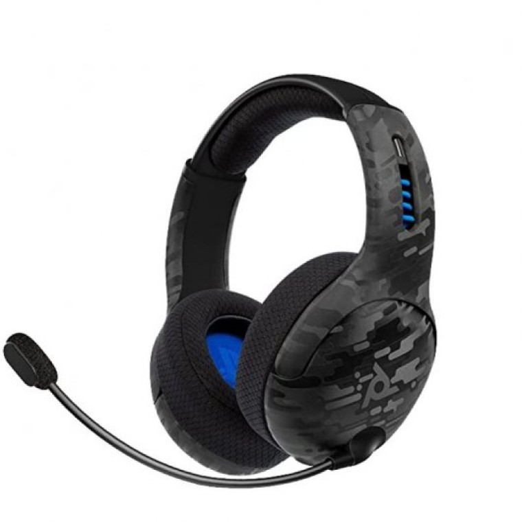 PDP LVL50 Auriculares Gaming Inalámbricos Negro Camo para PS4/PS5