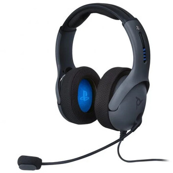 PDP Gaming LVL50 Auriculares Gaming Grises para PS4
