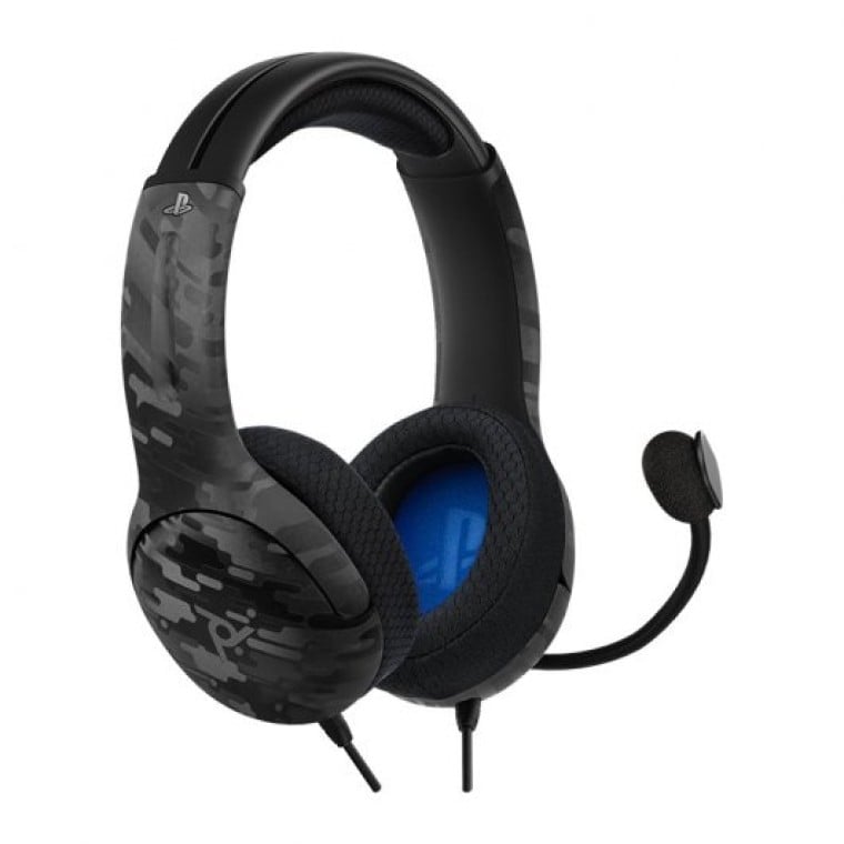 PDP LVL40 Auriculares Gaming Negro Camo para PS4/PS5