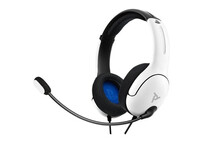PDP LVL40 Auriculares Gaming Negro/Blanco para PS4/PS5