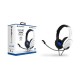 PDP LVL40 Auriculares Gaming Negro/Blanco para PS4/PS5