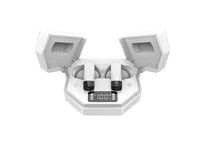 Kinsi F72 Auriculares Inalámbricos Bluetooth con Pantalla Digital Blanco Kinsi F72 Auriculares Inalámbricos Bluetooth con Pantalla Digital Blanco