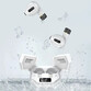 Kinsi F72 Auriculares Inalámbricos Bluetooth con Pantalla Digital Blanco Kinsi F72 Auriculares Inalámbricos Bluetooth con Pantalla Digital Blanco