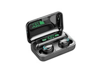Kinsi F9-32 Auriculares Inalámbricos Bluetooth con Pantalla Digital Negros