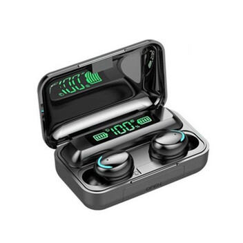 Kinsi F9-32 Auriculares Inalámbricos Bluetooth con Pantalla Digital Negros Kinsi F9-32 Auriculares Inalámbricos Bluetooth con Pantalla Digital Negros