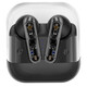 Kinsi AKZ-S26 Auriculares Inalámbricos con Funda Transparente Negros