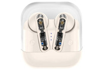 Kinsi AKZ-S26 Auriculares Inalámbricos con Funda Transparente Blanco