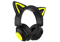 Kinsi 2S Auriculares Gaming RGB Cat Ear Negros