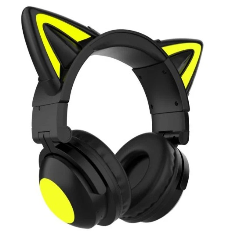 Kinsi 2S Auriculares Gaming RGB Cat Ear Negros