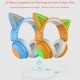 Kinsi 2S Auriculares Gaming RGB Cat Ear Negros