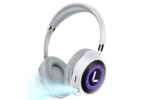 Kinsi K69 Auriculares Inalámbricos Bluetooth con Linterna Blancos