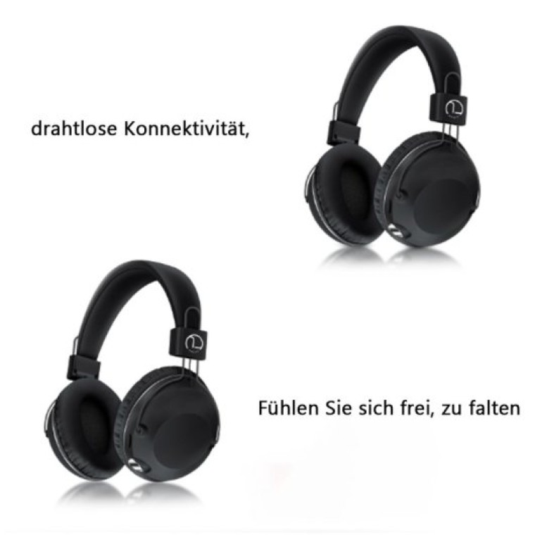 Kinsi AKZB63 Auriculares Inalámbricos Tres Modos Negro