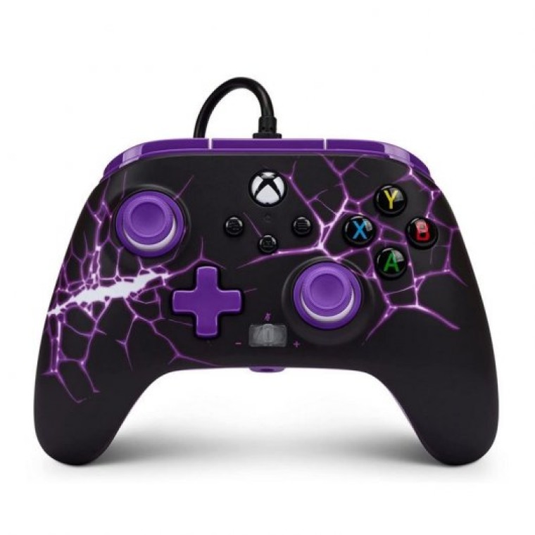 Power A Mando con Cable Extraíble Purple Magma para Xbox Series/One/PC