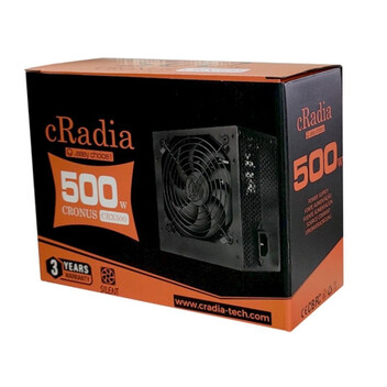 Fuente Alimentación Cradia Cronus Fuente de Alimentación Silent ATX 500W