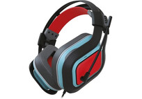 Gioteck HC-9 Auriculares Estéreo con Cable Rojo/Azul Multiplataforma