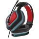 Gioteck HC-9 Auriculares Estéreo con Cable Rojo/Azul Multiplataforma