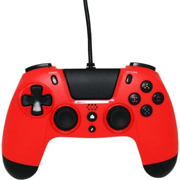 Gioteck VX4 Mando con Cable Rojo para PS4/PC Gioteck VX4 Mando con Cable Rojo para PS4/PC