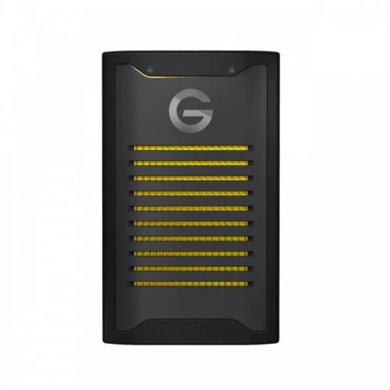 G-Technology SSD NVMe 2TB con Cifrado ArmorLock USB-C Negro/Amarillo