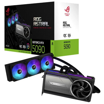 Tarjeta Gráfica ASUS ROG Astral LC GeForce RTX 5090 OC 32GB GDDR7 Reflex 2 RTX AI DLSS4 Tarjeta Gráfica ASUS ROG Astral LC GeForce RTX 5090 OC 32GB GDDR7 Reflex 2 RTX AI DLSS4