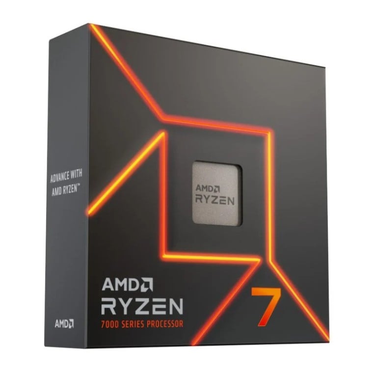 AMD Ryzen 7 7700X 4.5 GHz Box sin Ventilador