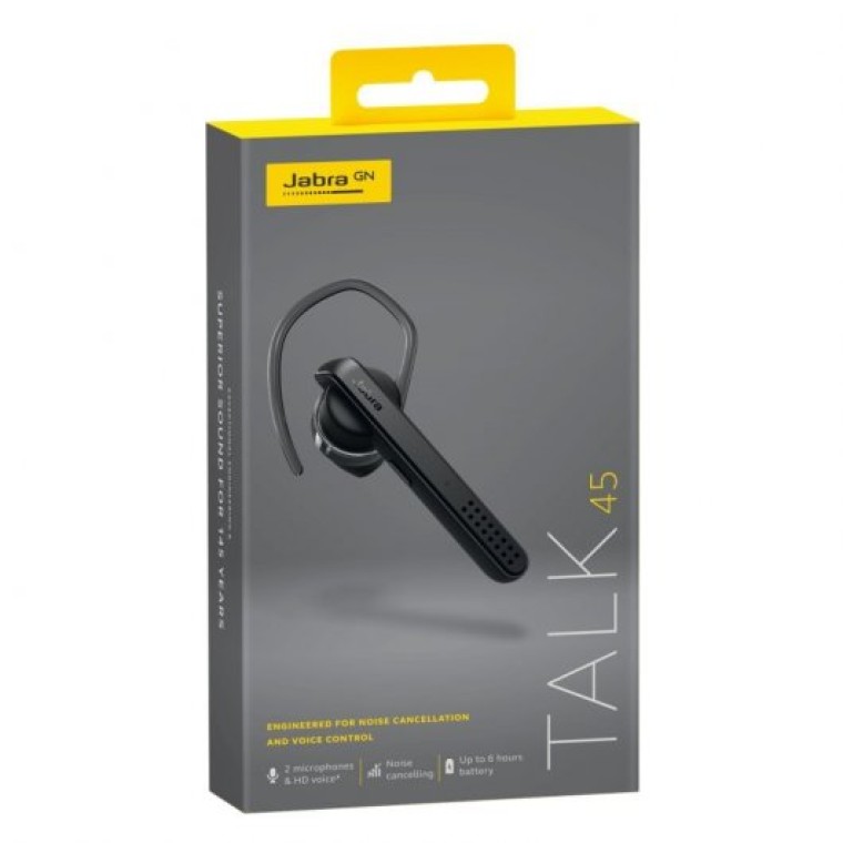 Jabra Talk 45 Auricular Monoaural Inalámbrico Negro