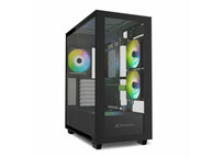 Torre PC Torre Sharkoon Rebel C60 ATX/Micro ATX/Mini-ITX Vidrio Templado Negro Gaming Torre PC Torre Sharkoon Rebel C60 ATX/Micro ATX/Mini-ITX Vidrio Templado Negro Gaming