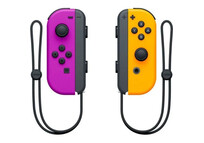 Nintendo Switch Joy-Con Set Izquierda/Derecha Morado Neón/ Naranja Neón Nintendo Switch Joy-Con Set Izquierda/Derecha Morado Neón/ Naranja Neón